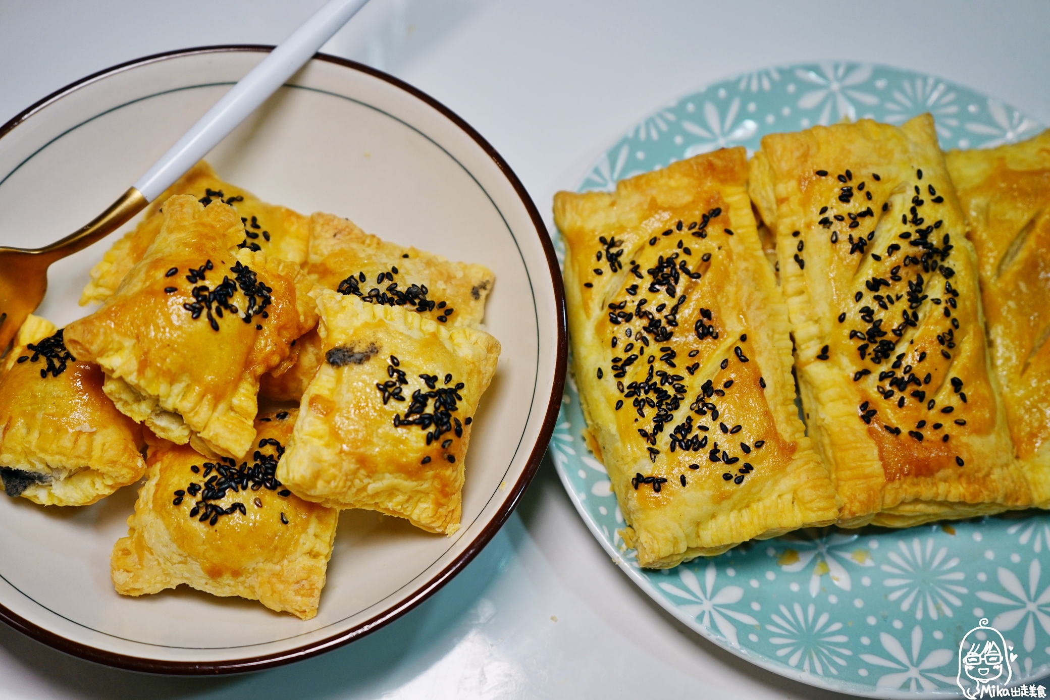 『懶人。料理』 氣炸香酥芋頭派｜芷要上菜 氣炸鍋出好料  起酥片超好用 芋頭餡料塞好塞滿 外酥內軟 好吃又簡單 懶人料理必學甜點。