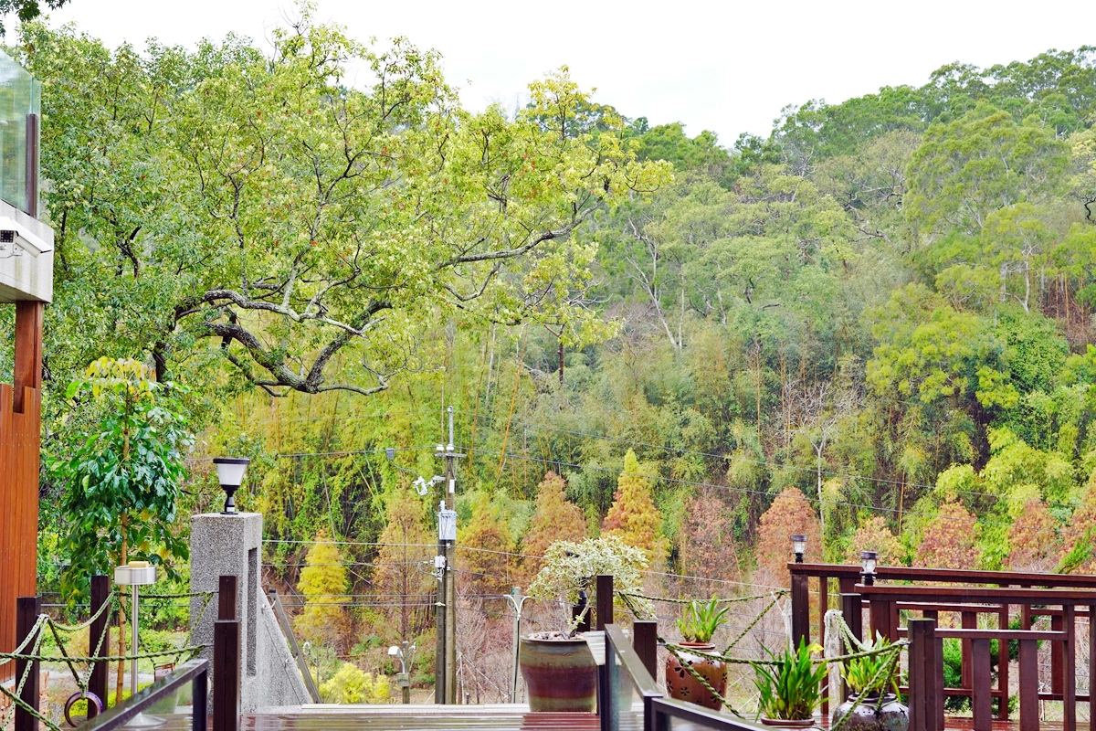 【苗栗】 慕雲想莊園B&B景觀餐廳 民宿｜頭屋交流道周邊 隱藏版的山中茶園別墅，擁有可觀星空景觀的房型，還有落羽松林、沙坑以及浪漫歐法晚宴。