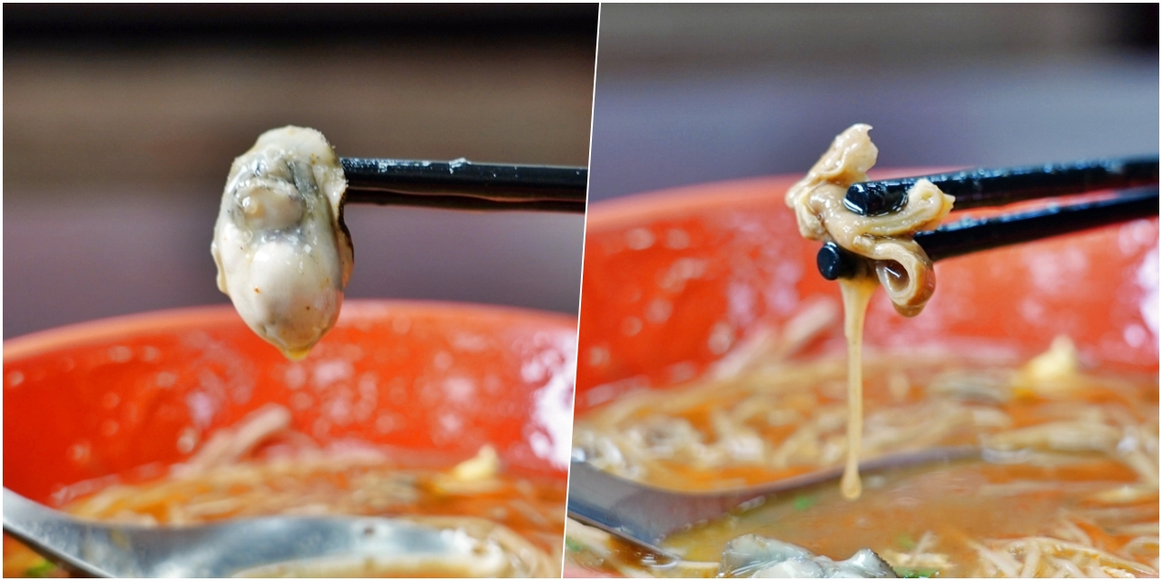 【桃園】 中壢 四味飄香｜獨門花麻麵線＋炸蛋 超銷魂！還有臭豆腐，蚵仔麵線，炸蚵仔酥，炸肥腸都是招牌必點。