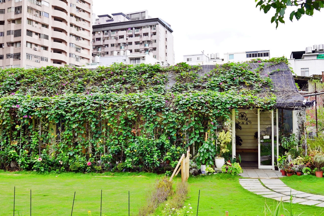 【桃園】 朝顏屋 3.2K｜市區內 高樓大廈住宅區旁 被藤蔓包圍的溫室植物系咖啡廳，就連google map也找不到，能找到都是緣分XD。