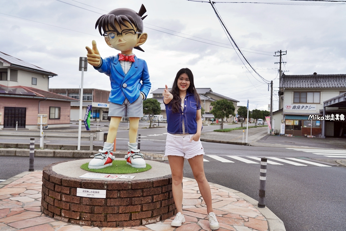 【日本】 鳥取 北榮町 柯南車站、柯南計程車、柯南大道｜到處都有柯南的柯南車站、計程車、柯南大道。