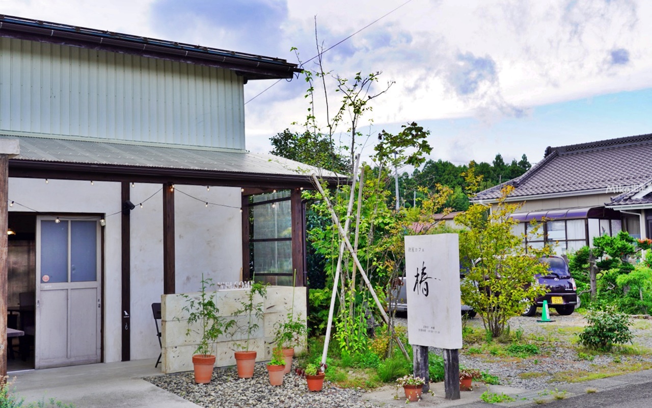 【日本】 福島市 納屋咖啡椿｜近郊鄉間 舊穀倉改建的甜點咖啡店X選物店，賣有地酒、果汁、農特產以及潮服、手工藝品，推薦招牌水果司康下午茶。