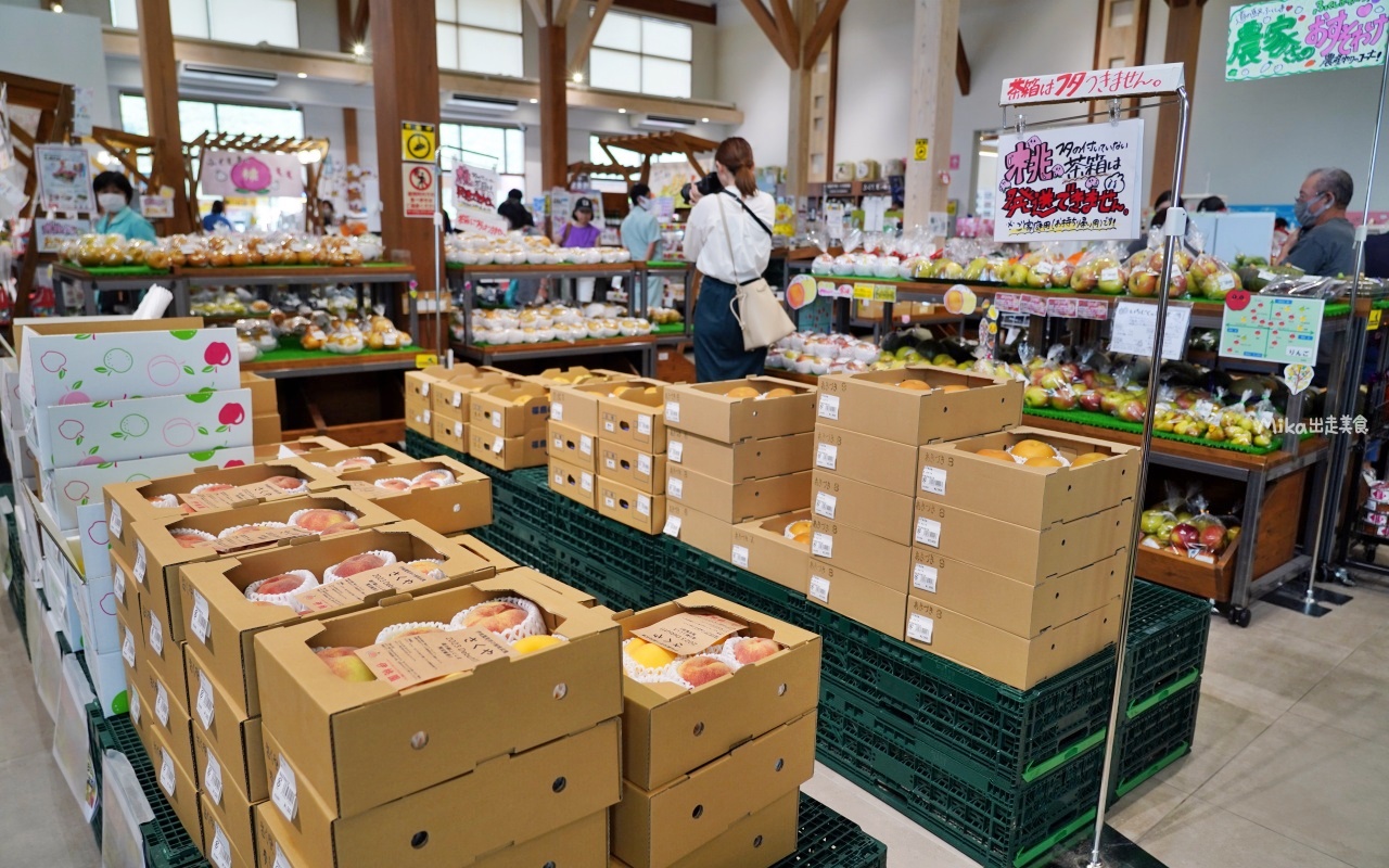 【日本】 福島市 道の駅 ふくしま｜購物土特產、水果、美食街的公路休息站，還有吉利蛋與莫魯貝的超萌人孔蓋。