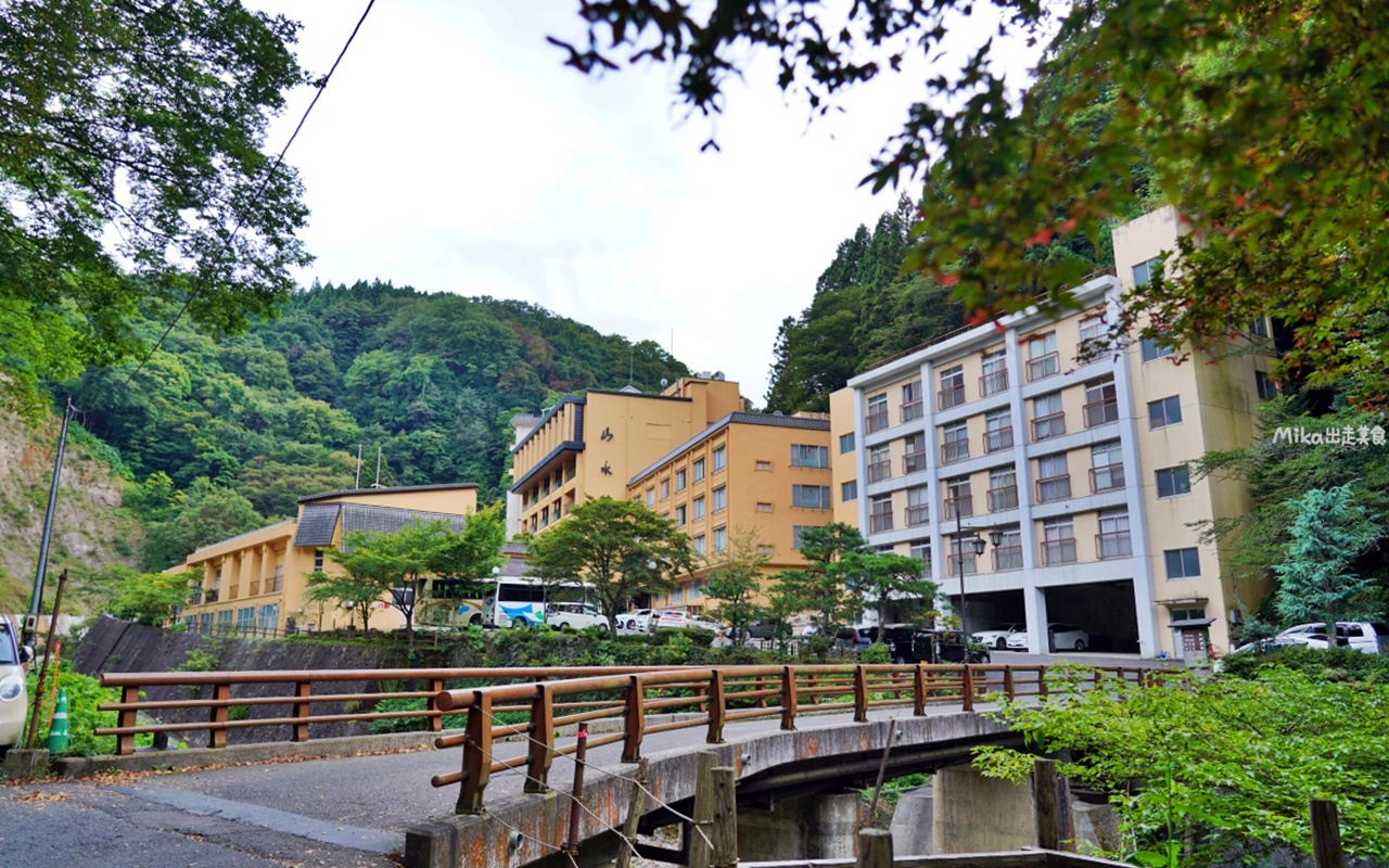 【日本】 東北 福島市 山水莊 (Sansuiso) 土湯溫泉酒店｜土湯溫泉酒店一泊二食，擁有佔地千坪 絕美日本庭園，依山傍水 還有可眺望二段式瀑布的秘湯露天風呂。