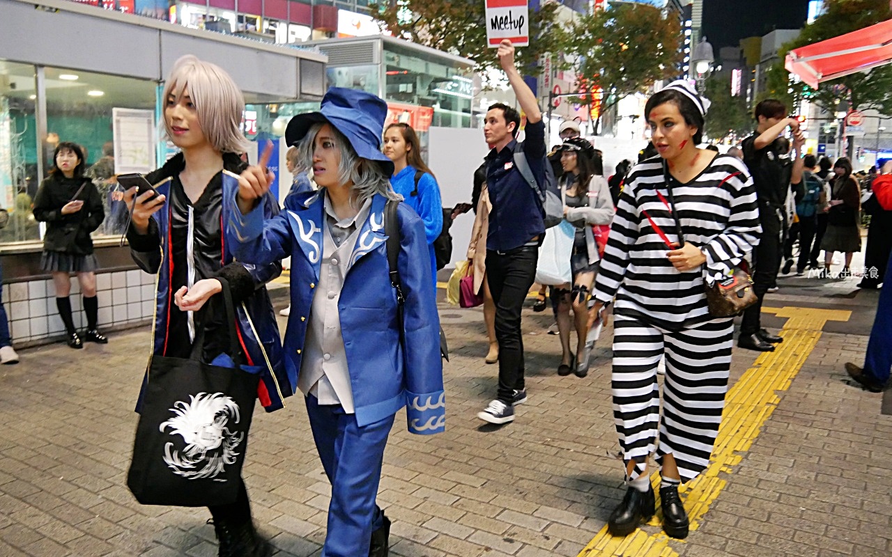 【日本】 東京澀谷 ｜ 東京最盛大 一年一度盛大扮裝 群魔亂舞 萬聖節派對，推薦俯瞰澀谷站前十字路口的置高拍攝點。