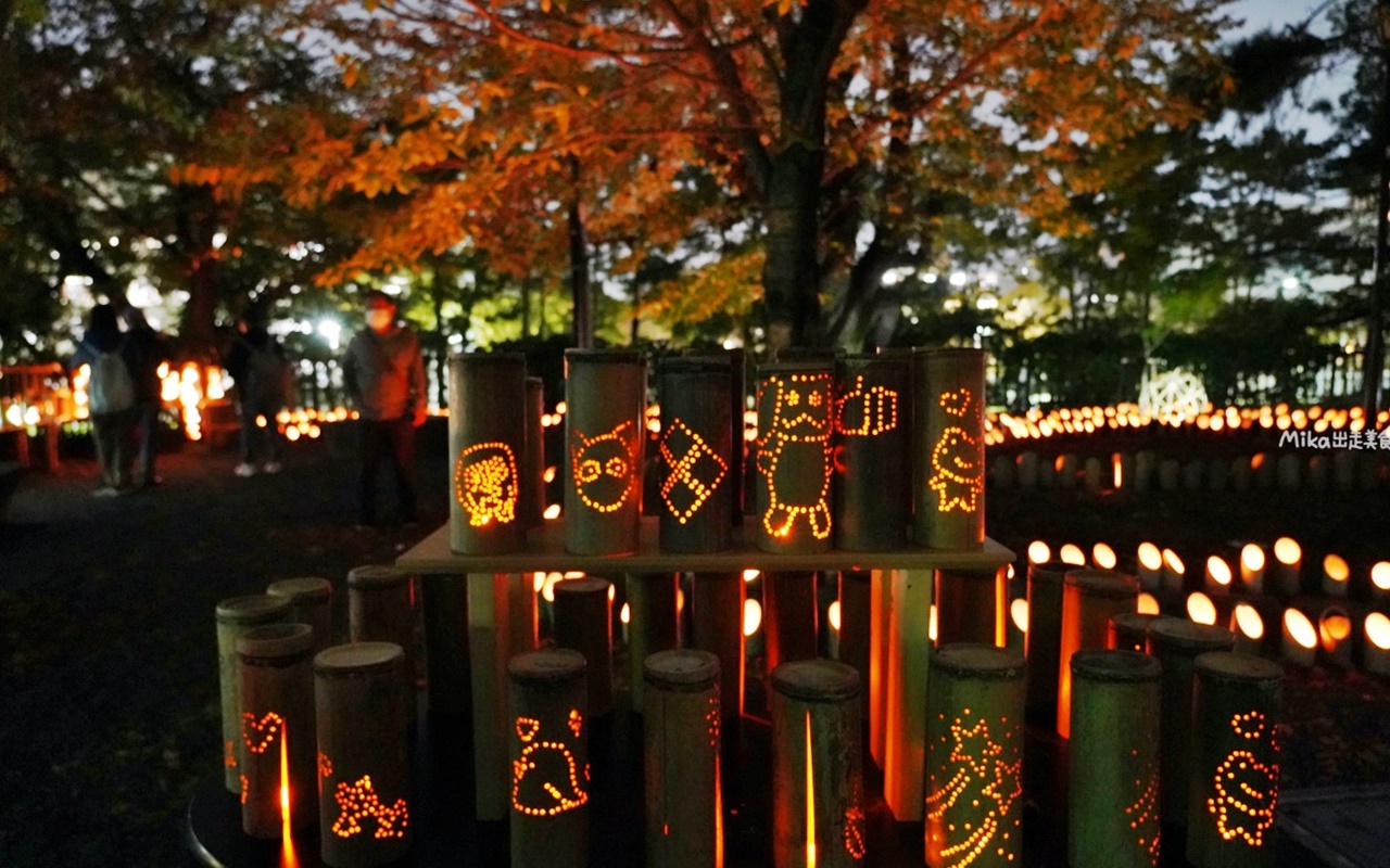 【日本】 北九州市 小倉城 ｜秋季期間限定 小倉城竹燈祭，點亮 30,000 個竹燈籠的夢幻浪漫祭典。