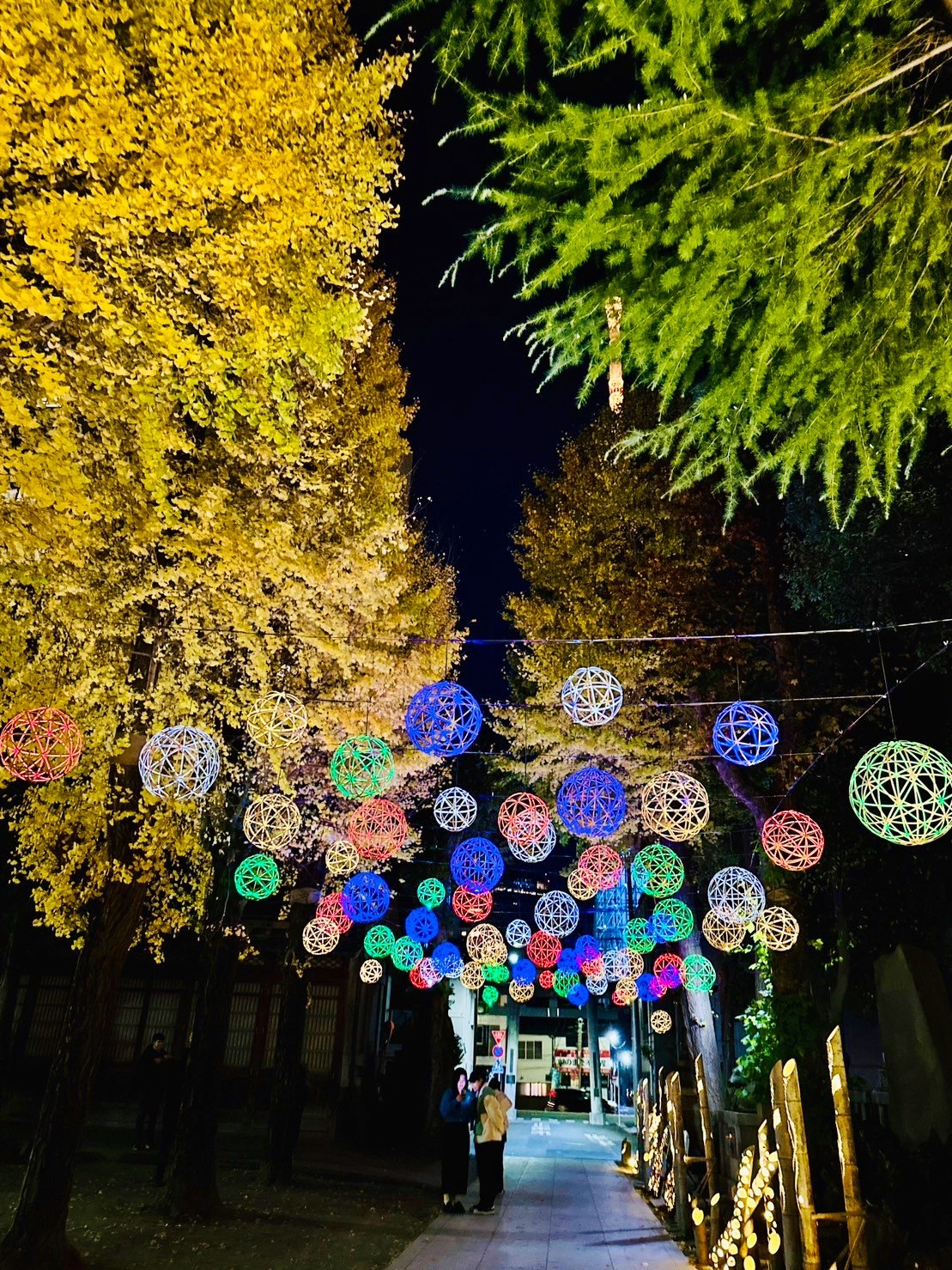 【日本】 東京晴空塔 牛嶋神社｜晴空塔周邊景點 罕見三輪鳥居的古老神社，期間限定神社燈光展。