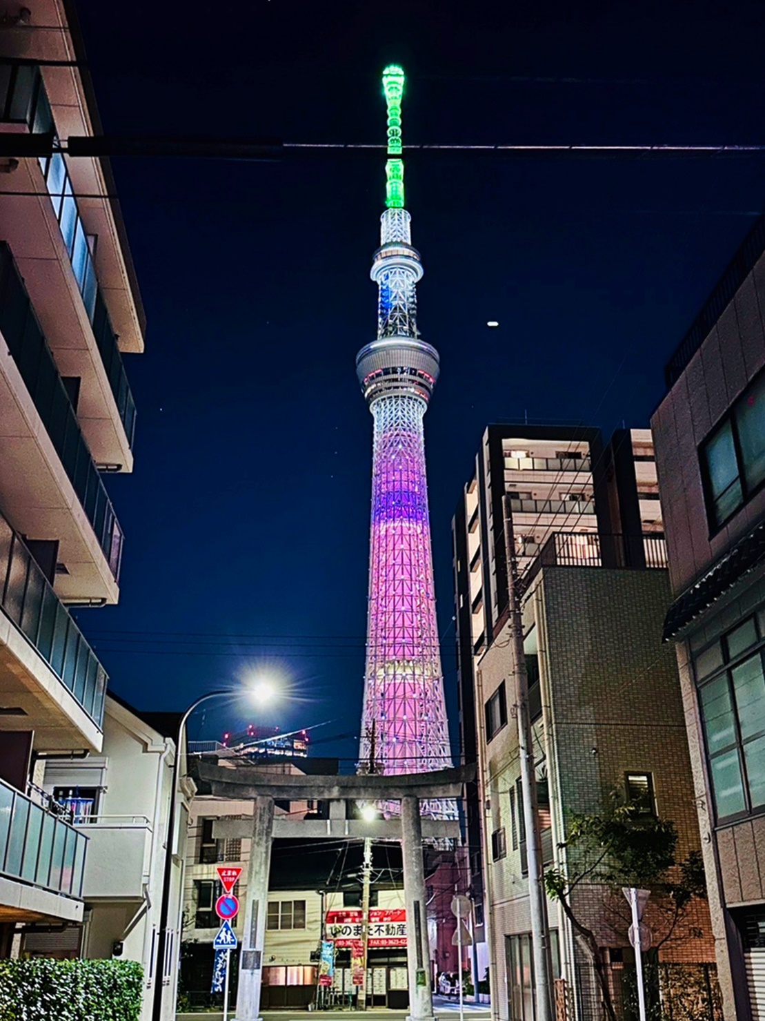 【日本】 東京晴空塔 牛嶋神社｜晴空塔周邊景點 罕見三輪鳥居的古老神社，期間限定神社燈光展。