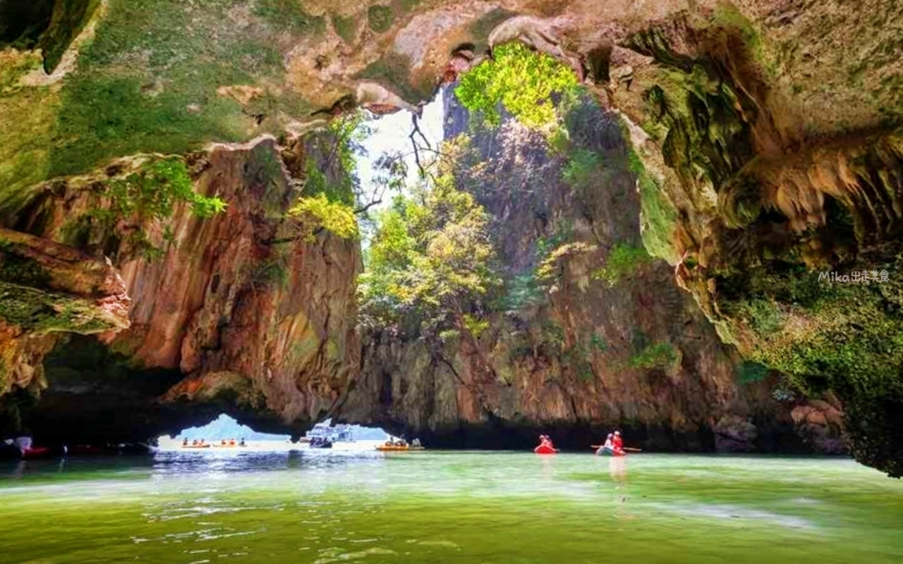 【泰國】 普吉島 攀牙灣國家公園｜搭乘⻑尾船遊覽攀⽛灣海上桂林，造訪國際電影場景拍攝地：割喉島＋007島。