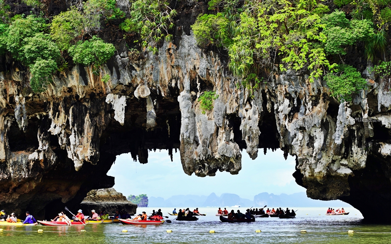 【泰國】 普吉島 攀牙灣國家公園｜搭乘⻑尾船遊覽攀⽛灣海上桂林，造訪國際電影場景拍攝地：割喉島＋007島。