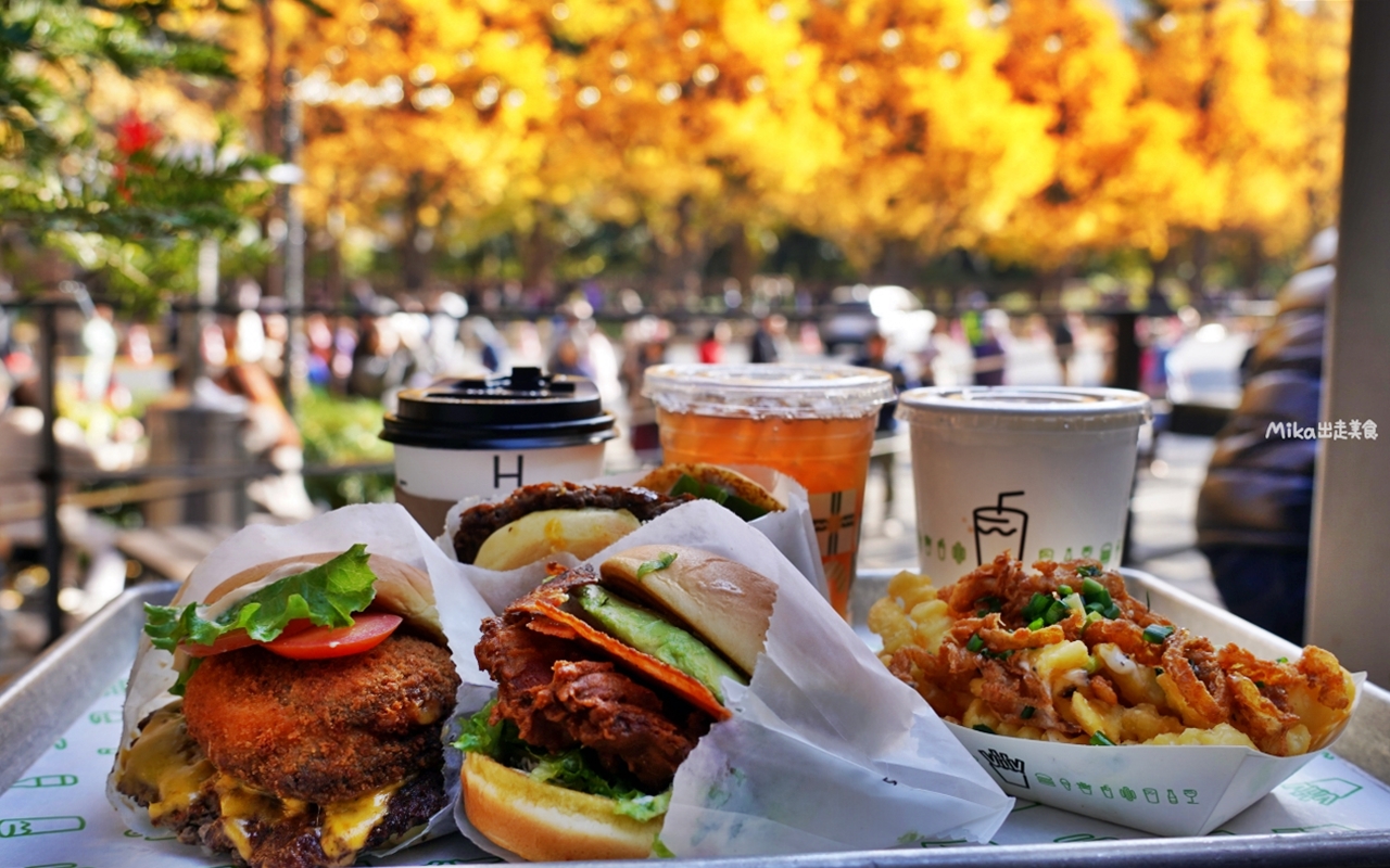 【東京】 明治神宮外苑銀杏林＆Shake Shack 漢堡｜季節限定 東京超美黃金銀杏大道秋景，必吃Shake Shack 漢堡。