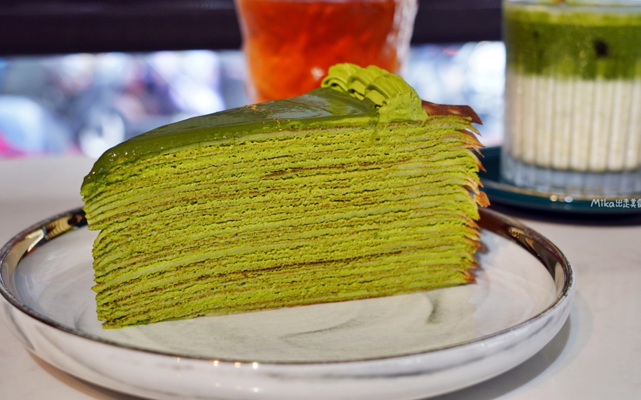 【台中】北區 香緹果子咖啡館｜台中第一名 千層蛋糕！人氣排隊名店，多達25層，奶油香甜不膩口。