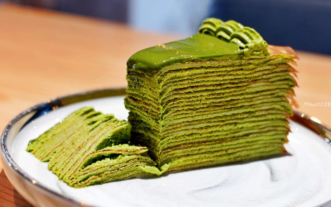 【台中】北區 香緹果子咖啡館｜台中第一名 千層蛋糕！人氣排隊名店，多達25層，奶油香甜不膩口。