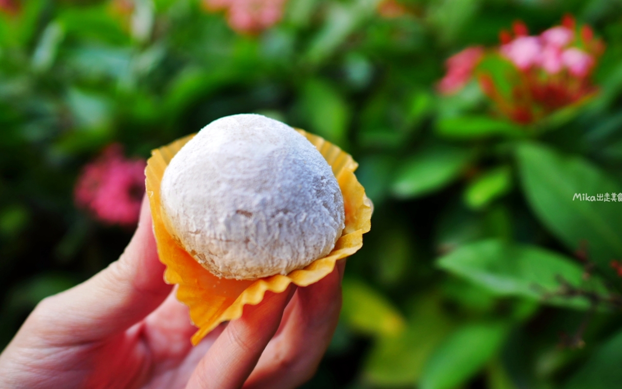 【台中】 中區 久味大姐手工麻糬@台中綠川店｜來自草屯的純米麻糬，既兼具傳統手工又有精美時尚包裝，長圓造型、鹹甜口味都有，台中最佳伴手禮推薦。