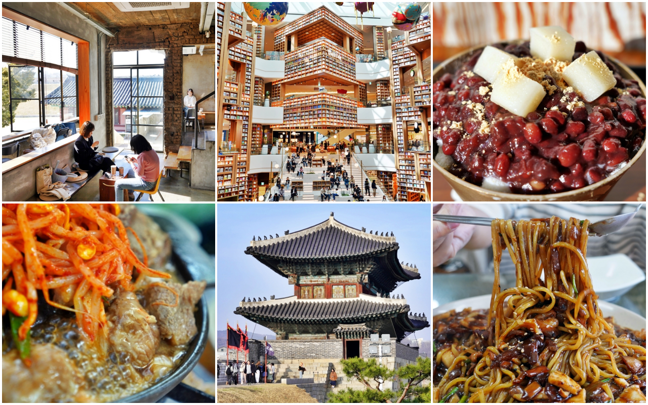 【韓國】 水原景點美食推薦｜歷史古蹟水原華城、星空圖書館，韓國水原周邊美食景點一日遊行程推薦。<div class="yasr-vv-stars-title-container"><div class='yasr-stars-title yasr-rater-stars'
                          id='yasr-visitor-votes-readonly-rater-4eef16d3f9d25'
                          data-rating='3'
                          data-rater-starsize='16'
                          data-rater-postid='70896'
                          data-rater-readonly='true'
                          data-readonly-attribute='true'
                      ></div><span class='yasr-stars-title-average'>3 (1)</span></div> @Mika出走美食日誌