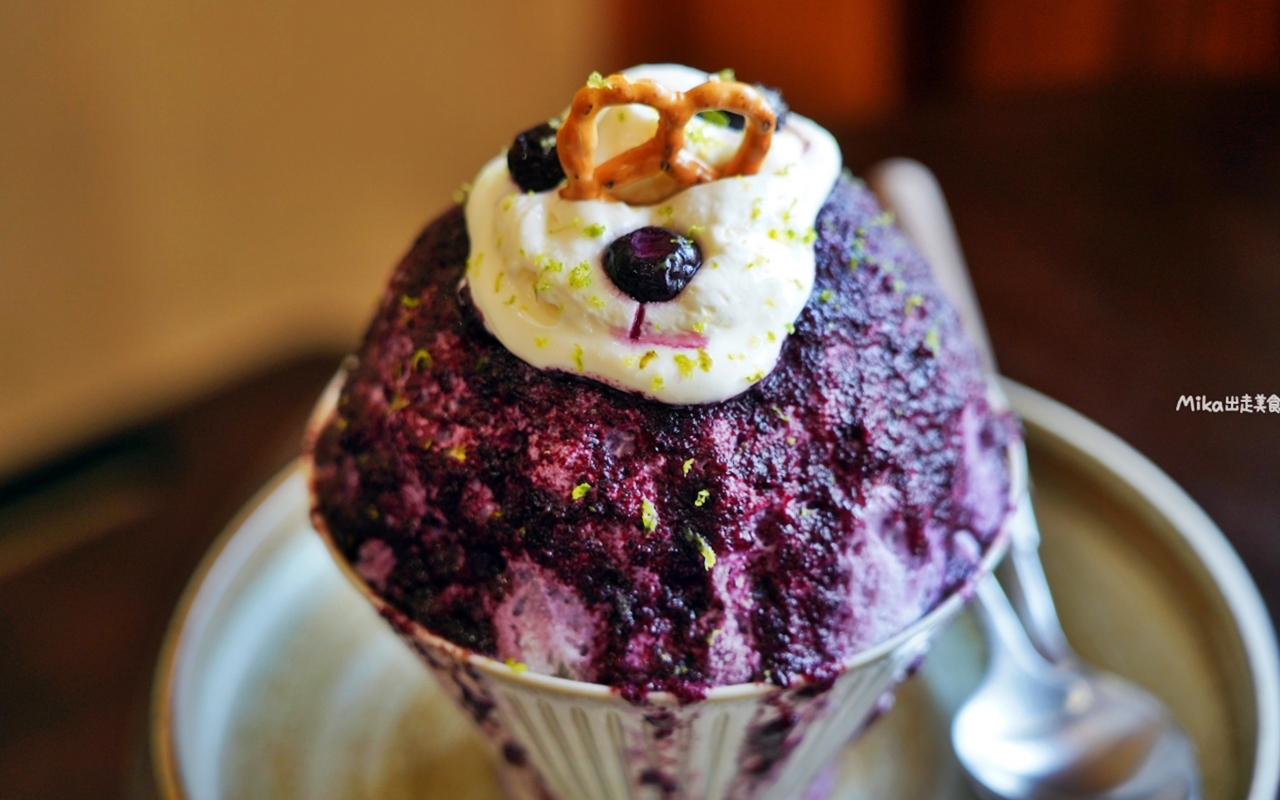 【澎湖】 藍冉YUKKURI — 日式刨冰｜手工自製 文青日式刨冰店，藍莓生起司好好吃。