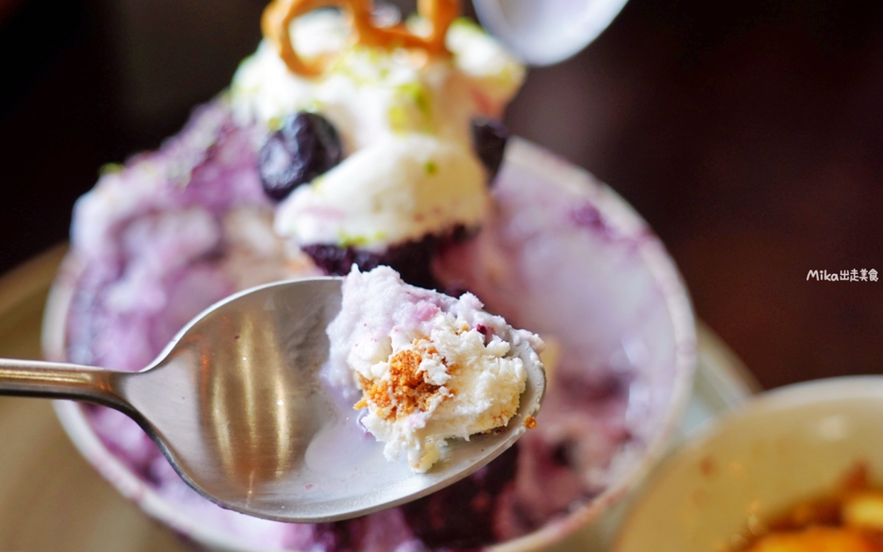 【澎湖】 藍冉YUKKURI — 日式刨冰｜手工自製 文青日式刨冰店，藍莓生起司好好吃。