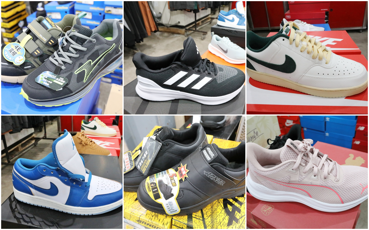 【桃園】大園 嘉益萬件牛仔褲｜ 冬季總倉開放！限時特價 最低只要100元起，長褲、長袖還有組合價 四件990元，還有五大品牌運動鞋。