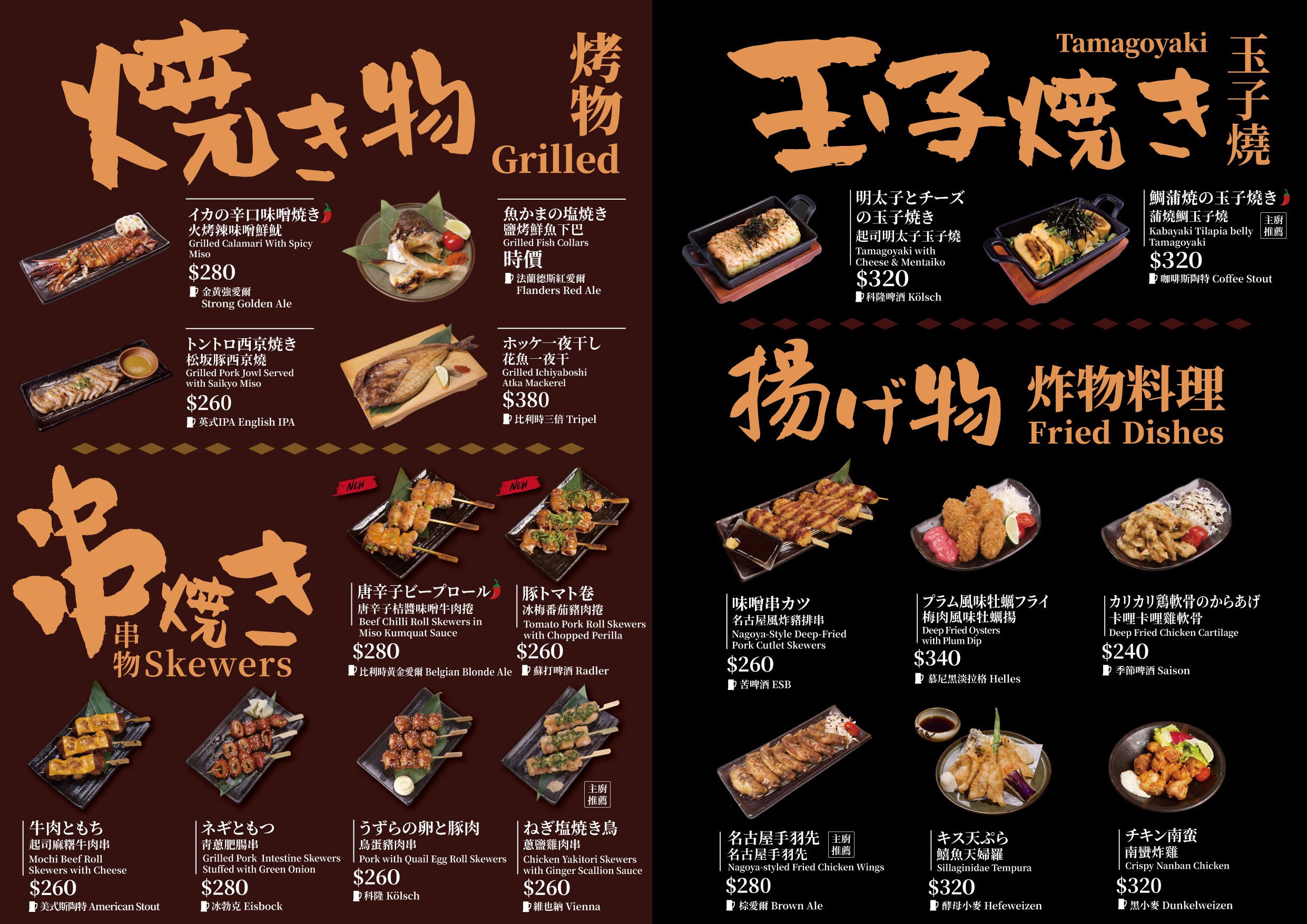 【新竹】ABV Bar & Kitchen 日式居酒館 ｜全台唯一現場燒製稻草燒生魚片 復古昭和風格的日式居酒屋。