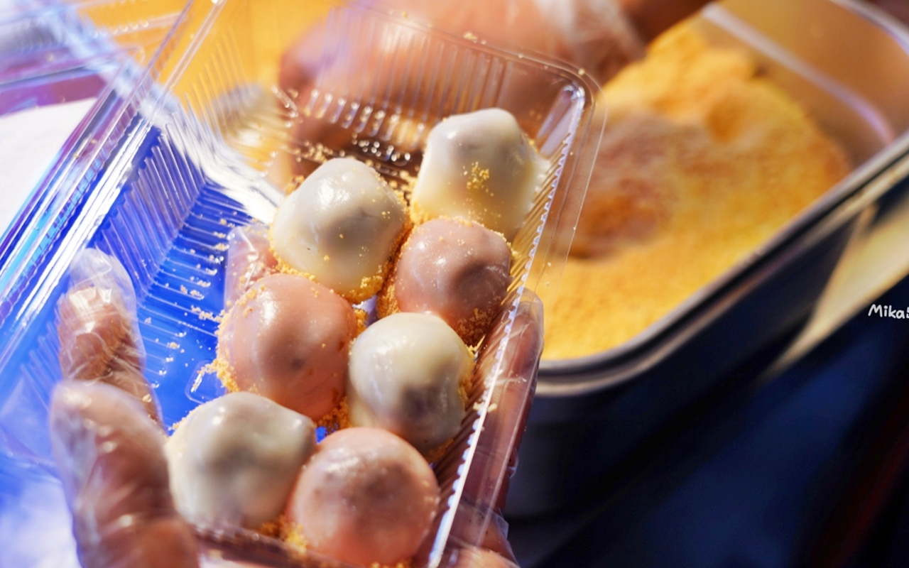 【桃園】 康家客家手工麻糬 大業總店｜ 當天現做 傳統古早味手工純糯米 粉紅少女麻糬吃過嗎？每日限量20盒 賣完為止。