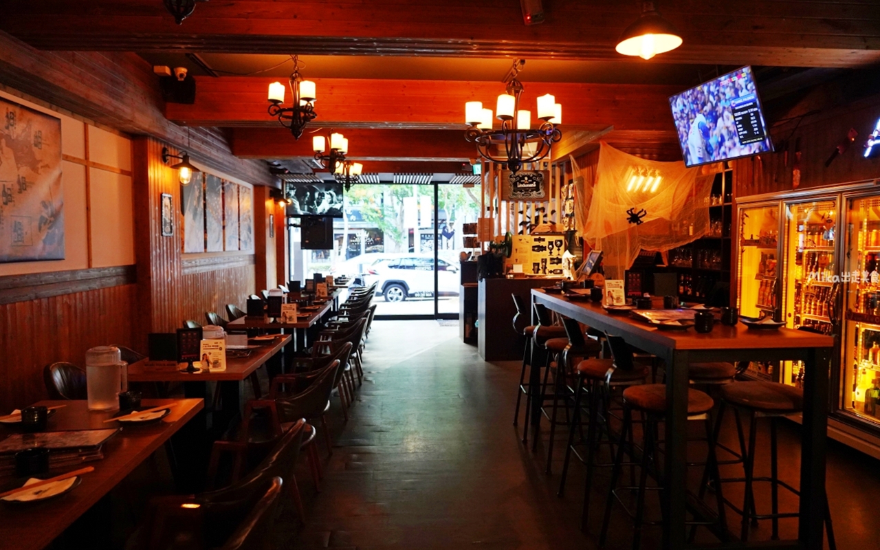 【新竹】ABV Bar & Kitchen 日式居酒館 ｜全台唯一現場燒製稻草燒生魚片 復古昭和風格的日式居酒屋。