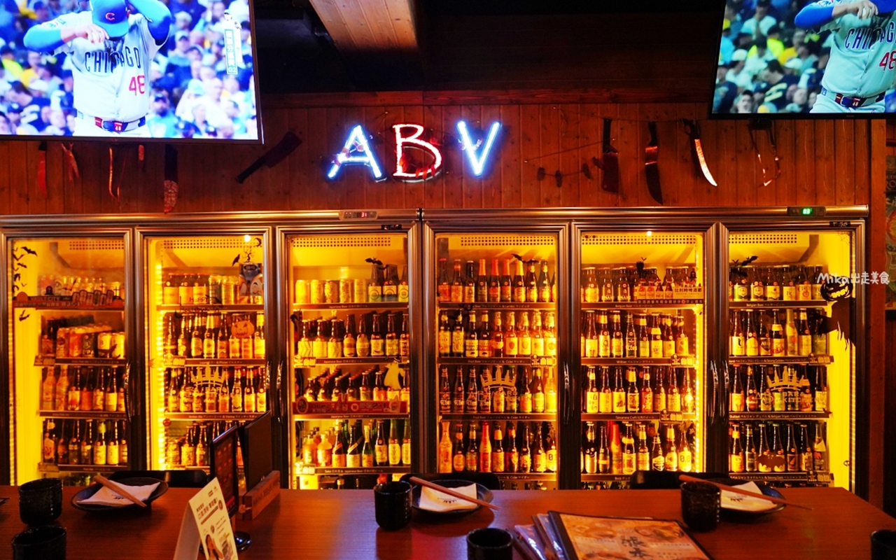 【新竹】ABV Bar & Kitchen 日式居酒館 ｜全台唯一現場燒製稻草燒生魚片 復古昭和風格的日式居酒屋。
