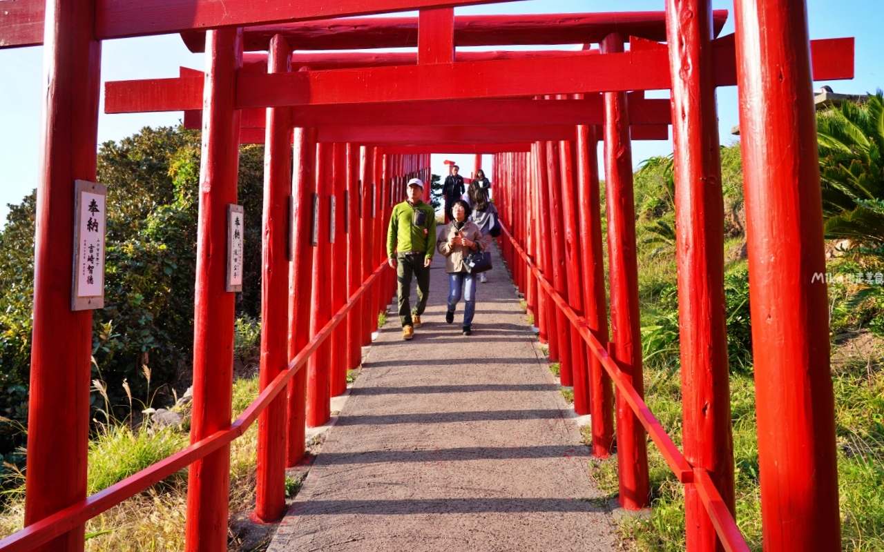 【日本】 山口 元乃隅神社｜日本絕景神社之一，123 座紅色的鳥居綿延至海邊，依山傍海很是壯觀。
