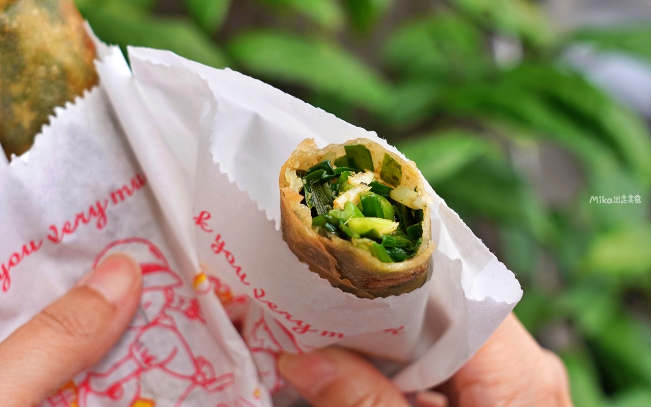 【宜蘭】 礁溪 龍潭春捲伯｜這家銅板美食 在地人氣小吃超推薦，宜蘭系蝦餅很特別，韭菜春捲真的好好吃。