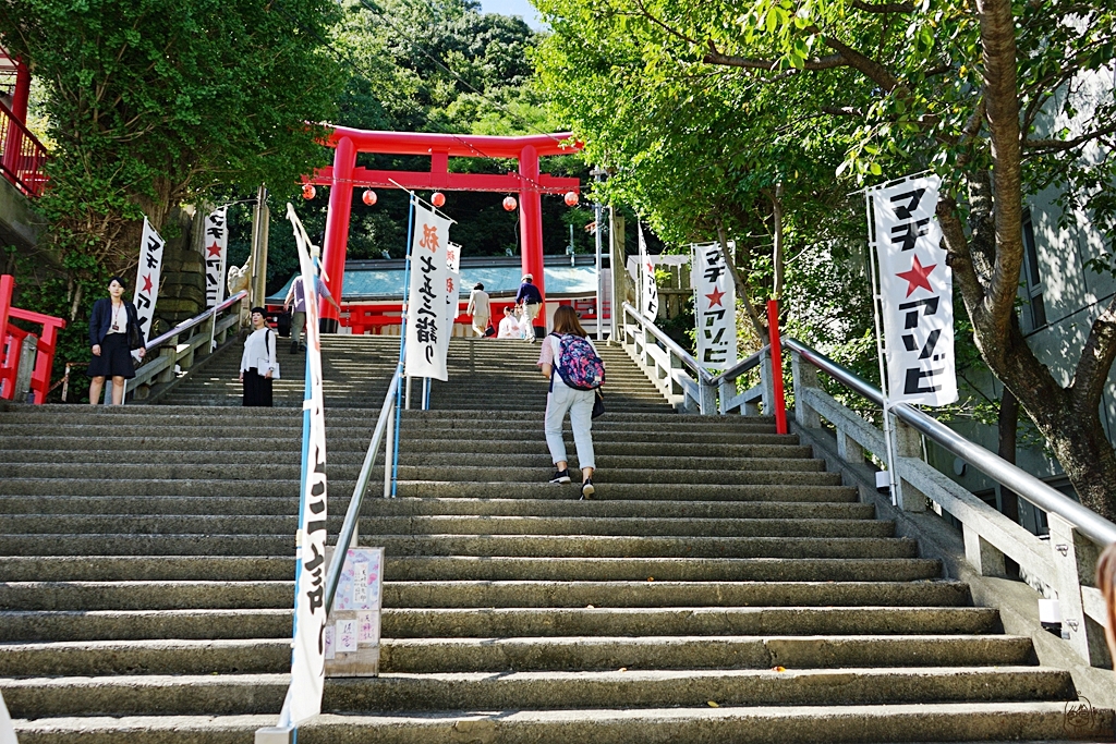 『日本。四國』 徳島眉山天神社｜季節限定版手繪御朱印 超美超有質感 戀愛神社超有愛｜2018年10/07-10/10-日本四國 水都德島四天三夜自由行。