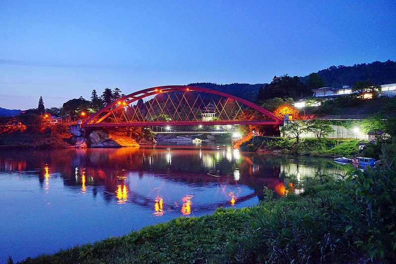 只見川夜景