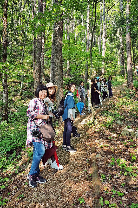 福島女子登山社再次挑戰45度陡坡（2）